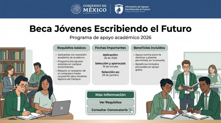 Lee más sobre el artículo Beca Jóvenes Escribiendo el Futuro