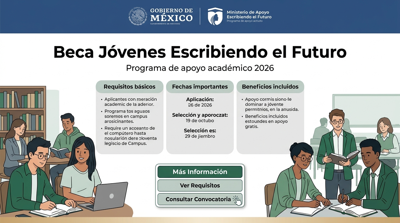 Lee más sobre el artículo Beca Jóvenes Escribiendo el Futuro