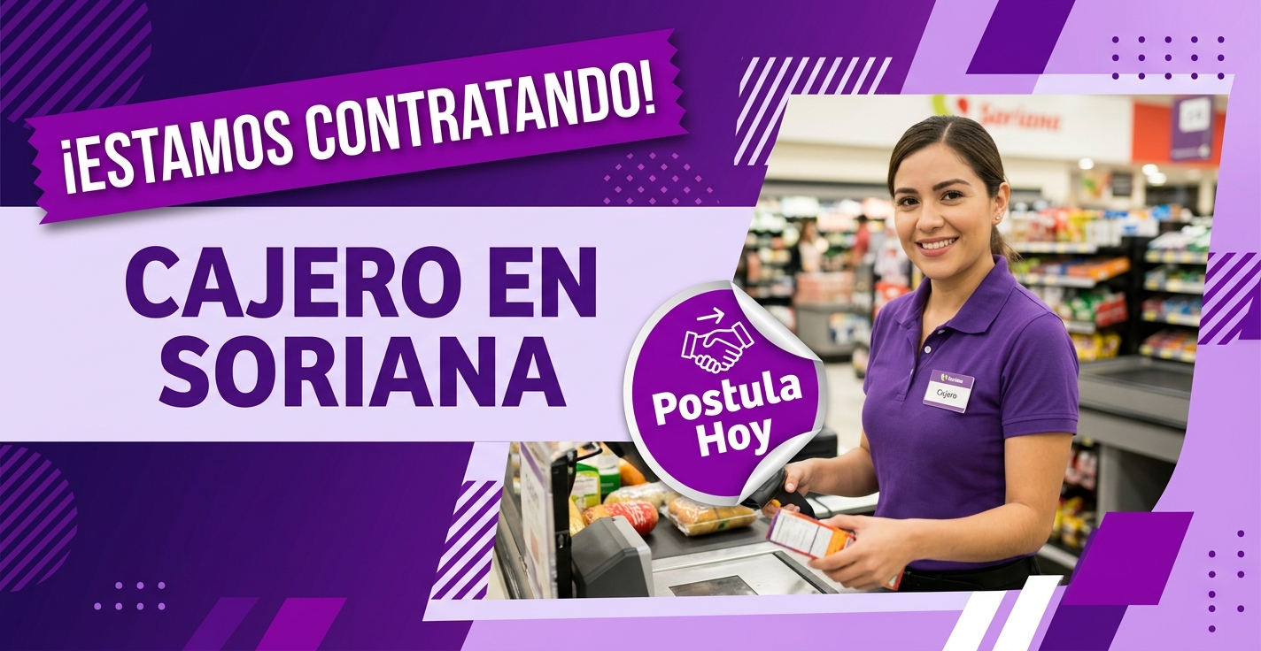 Lee más sobre el artículo Cajero en Soriana