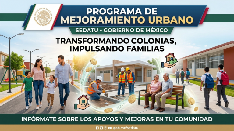 Lee más sobre el artículo Programa de Mejoramiento Urbano (SEDATU)