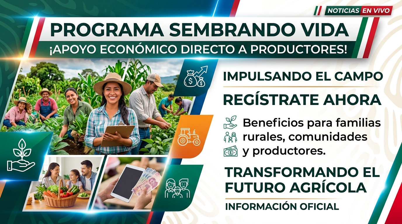 Lee más sobre el artículo Programa Sembrando Vida (apoyo económico a productores)