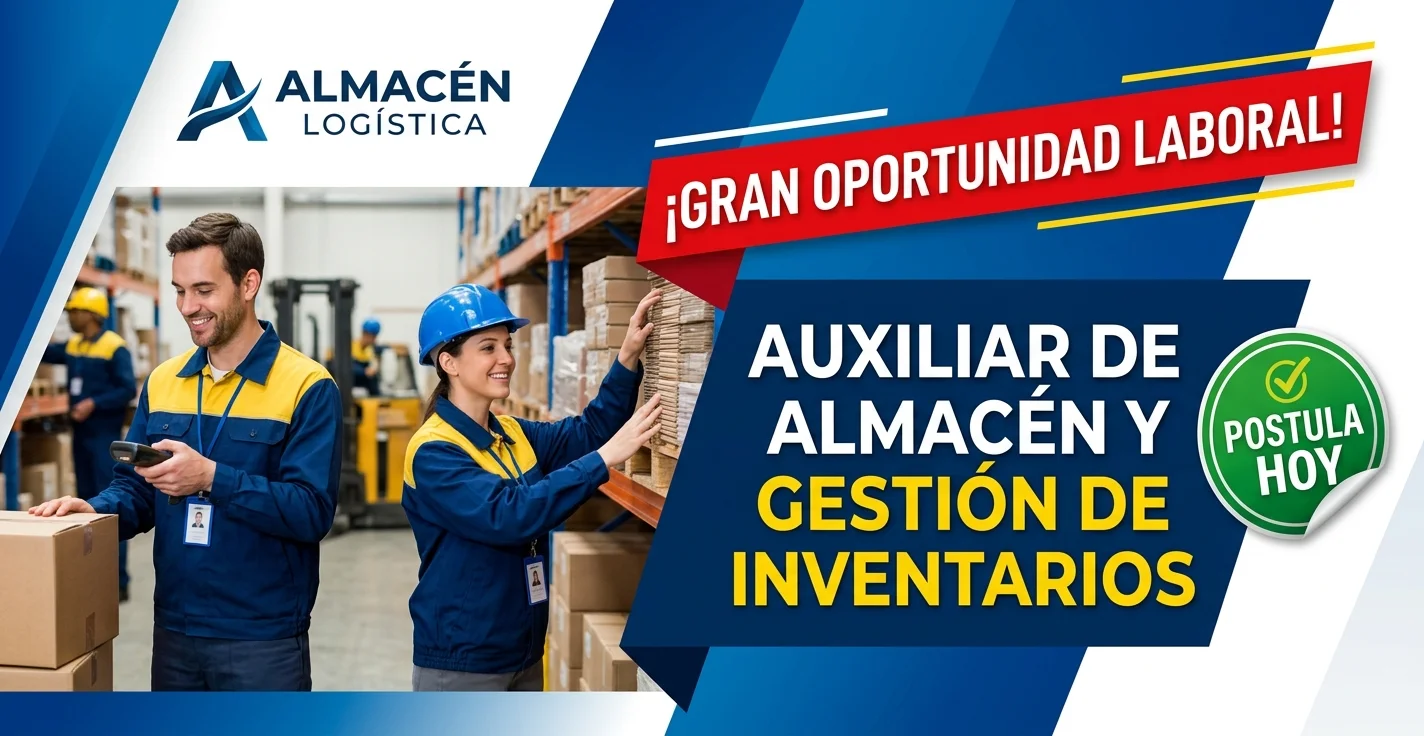 En este momento estás viendo Auxiliar de Almacén y Gestión de Inventarios