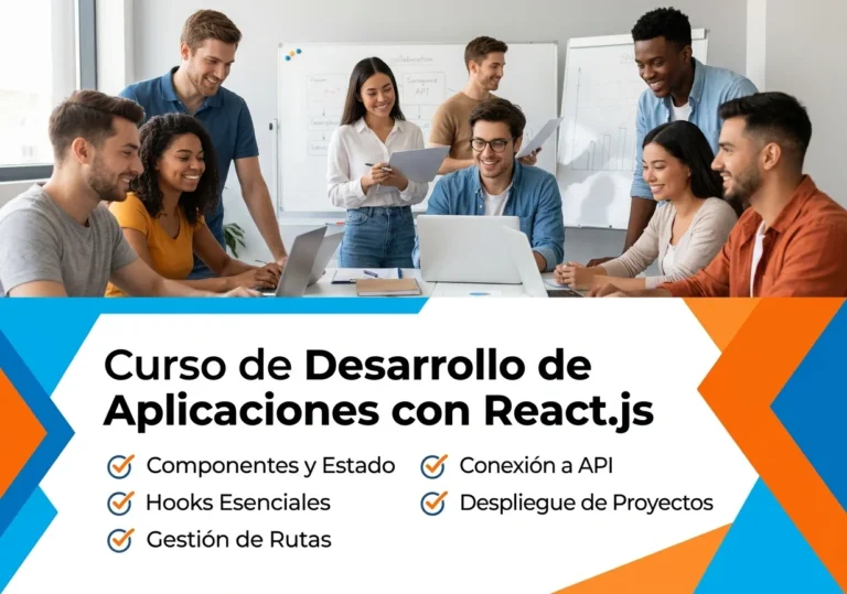 Lee más sobre el artículo Curso de Desarrollo de Aplicaciones con React.js